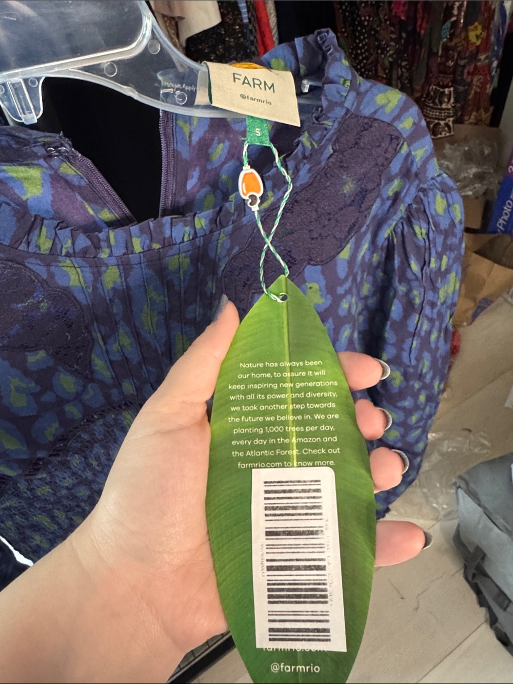 FARM Rio Smocked Blouse - Picture 8 of 9